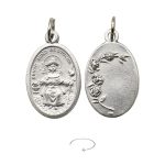DIY小吊牌-阿托查的圣婴+玫瑰花-锌合金-2.2cm