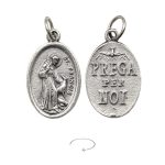 DIY小吊牌-方济各和狼+圣神和字-锌合金-2.2cm