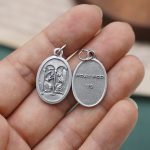 DIY小吊牌-圣母领报+字-锌合金-2.2cm - 图片 3