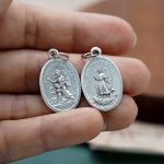 DIY小吊牌-护守天使+辣法厄尔-锌合金-2.2cm - 图片 3
