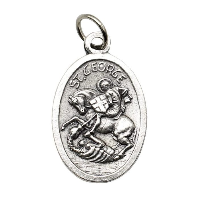 DIY小吊牌-圣乔治+字-锌合金-2.2cm - 图片 4
