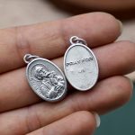 DIY小吊牌-伯多禄+字-锌合金-2.2cm - 图片 3