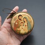 金属念珠包-圣家 (Holy Family)-圆形-7x7cm厚度3.3cm - 图片 4