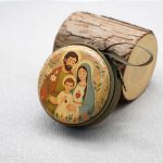 金属念珠包-圣家 (Holy Family)-圆形-7x7cm厚度3.3cm - 图片 6