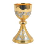 圣爵-阿尔法、欧米伽、基督符号与葡萄-双色-高21×直径9.5cm