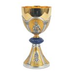 圣爵-四福音圣史、麦穗与葡萄-双色-高20×直径9.5cm
