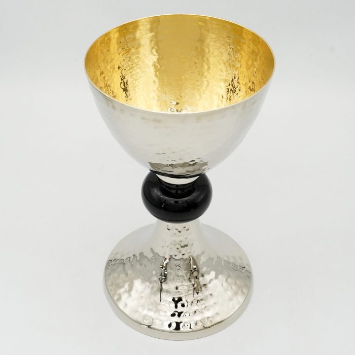 圣爵杯-黄铜-带圣盘内金色-高20.5X11.5cm圣盘14cm - 图片 3
