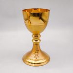 圣爵-杯-黄铜-金色-直径10高20.5厘米