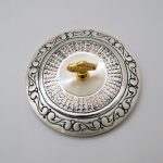 圣体盒-杯径12-黄铜-银色-直径12高22.5厘米 - 图片 4
