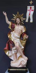 彩绘木雕-复活基督（Resurrected Christ）-多尺寸 - 图片 2