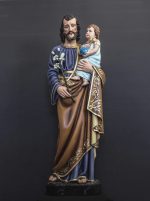 彩绘木雕-圣若瑟（St. Joseph）-多尺寸 - 图片 2