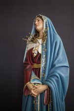 彩绘木雕-痛苦圣母（Our Lady of Sorrows）-多尺寸 - 图片 2