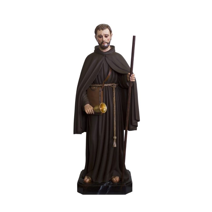 彩绘木雕-圣伯多禄·德·贝坦库尔（St. Peter of Betancur）-多尺寸