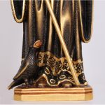 彩绘木雕-圣本笃（St. Benedict）-多尺寸 - 图片 2