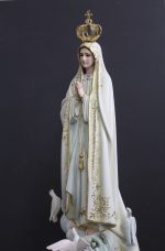 彩绘木雕-蓬塔法蒂玛圣母（Our Lady of Fatima of Ponta）-多尺寸 - 图片 2