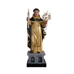彩绘木雕-圣多玛斯·阿奎那（不含船）（St. Thomas Aquinas – boat not included）-多尺寸