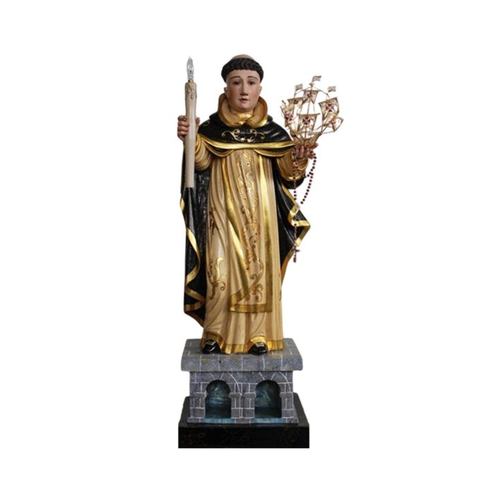 彩绘木雕-圣多玛斯·阿奎那（不含船）（St. Thomas Aquinas – boat not included）-多尺寸