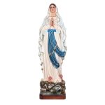 彩绘木雕-露德圣母（Our Lady of Lourdes）-多尺寸