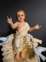 彩绘木雕-马槽中的圣婴耶稣（Baby Jesus in the Manger）-多尺寸 - 图片 4