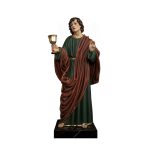 彩绘木雕-圣若望宗徒（St. John the Evangelist）-多尺寸