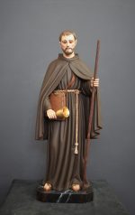 彩绘木雕-圣伯多禄·德·贝坦库尔（St. Peter of Betancur）-多尺寸 - 图片 2
