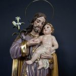 彩绘木雕-圣若瑟（St. Joseph）-多尺寸 - 图片 2