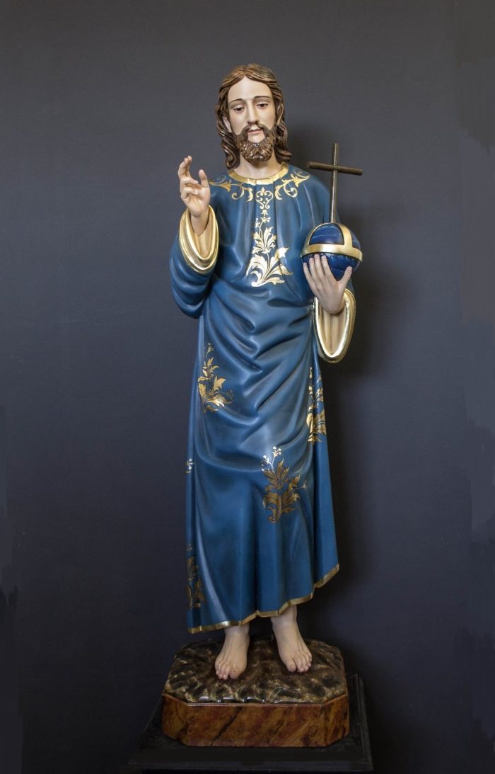 彩绘木雕-世界救世主基督（Christ the Savior of the World）-多尺寸 - 图片 3