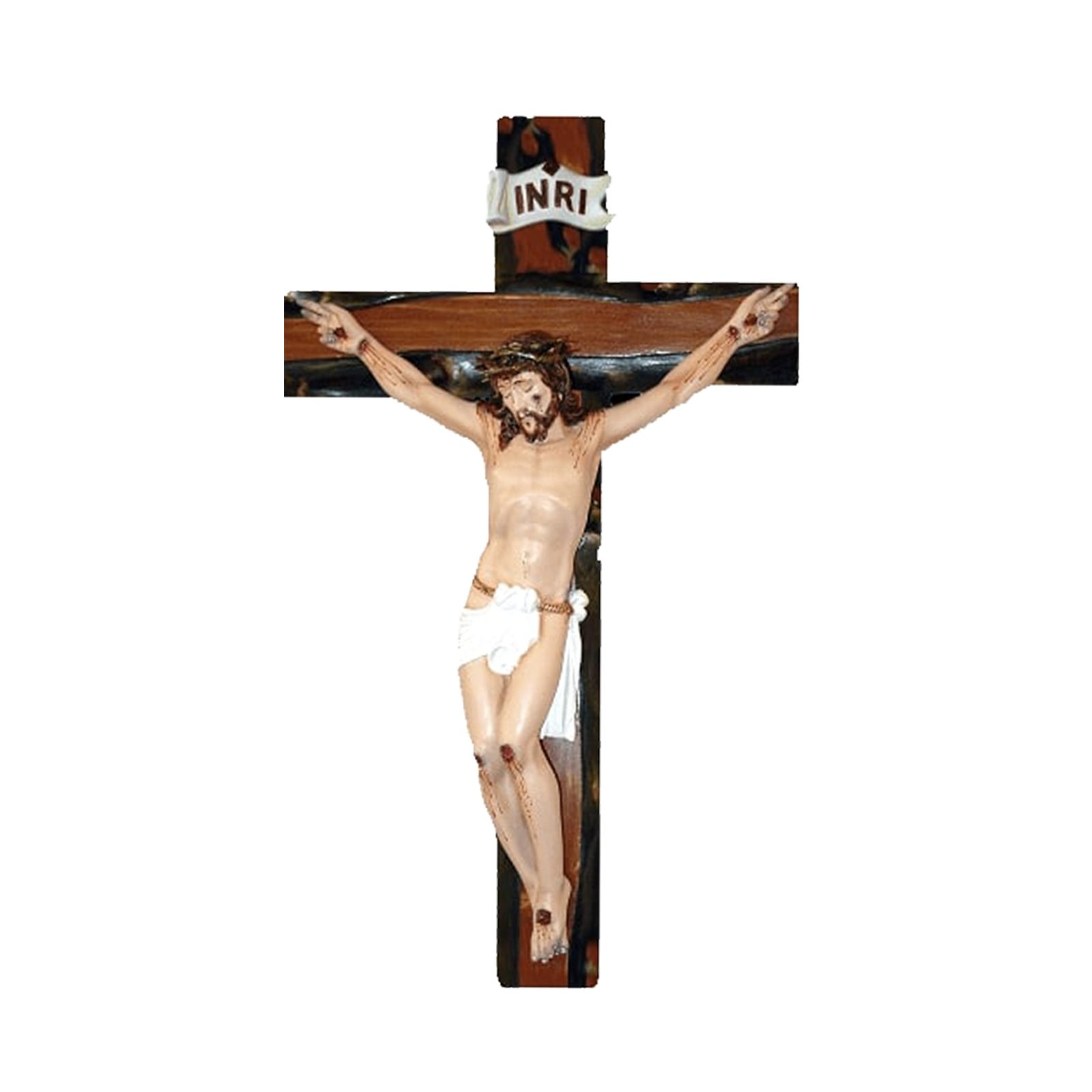 IC02STP577 彩绘木雕-死亡基督(Dead Christ)-多尺寸 - 图片 1