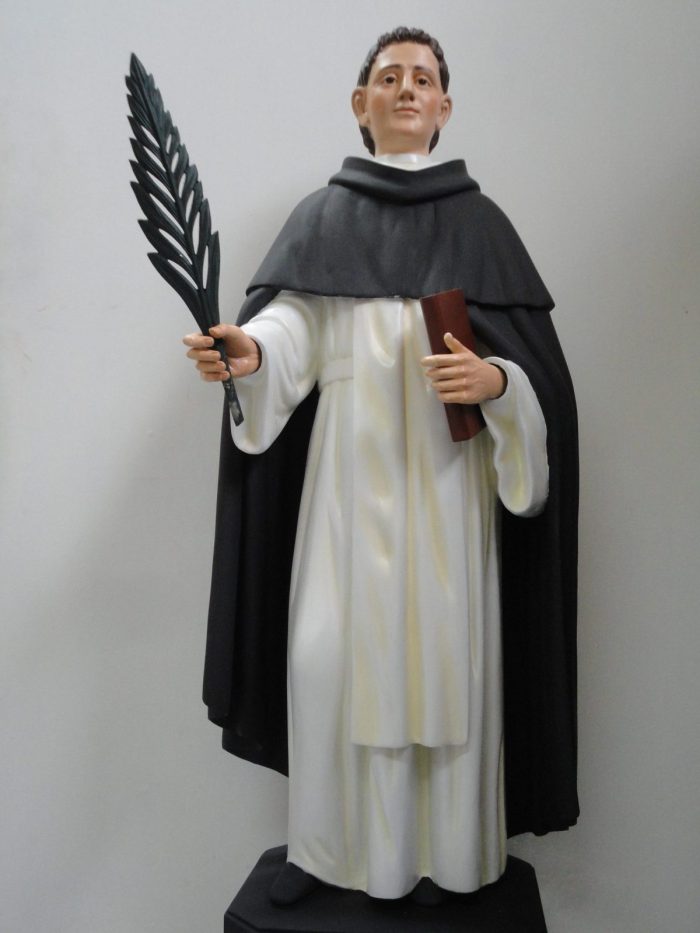 彩绘木雕-圣多玛斯·阿奎那（St. Thomas Aquinas）-多尺寸 - 图片 2