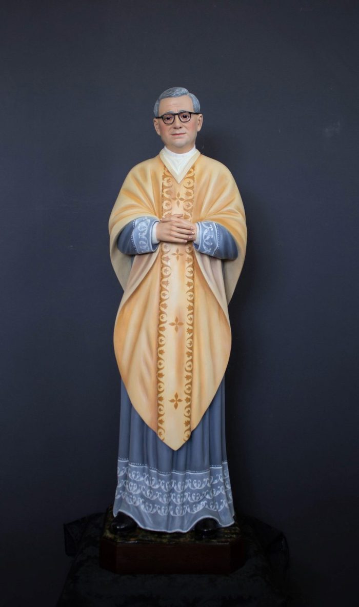 彩绘木雕-圣施礼华（Saint Joseph Maria Escriva）-多尺寸 - 图片 3