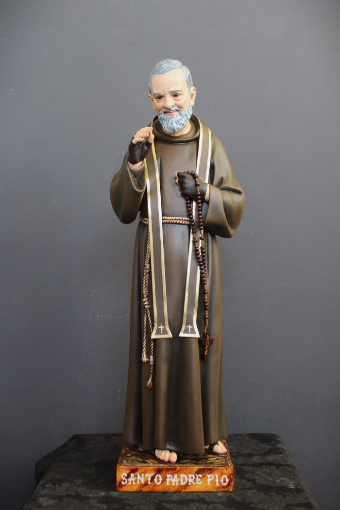 彩绘木雕-神父·庇护（Father Pius）-多尺寸 - 图片 2