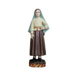 彩绘木雕-圣雅辛达（Saint Jacinta）-多尺寸
