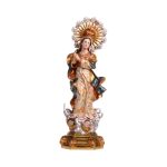 彩绘木雕-圣母无染原罪（Our Lady of the Conception）-多尺寸