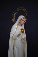 彩绘木雕-圣母圣心（Sacred Heart of Mary）-多尺寸 - 图片 4