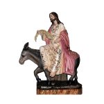 彩绘木雕-基督进入耶路撒冷（Entry of Christ into Jerusalem）-多尺寸