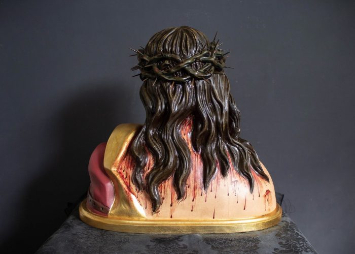 彩绘木雕-公义审判者基督胸像（Christ the Just Judge (bust)）-多尺寸 - 图片 2