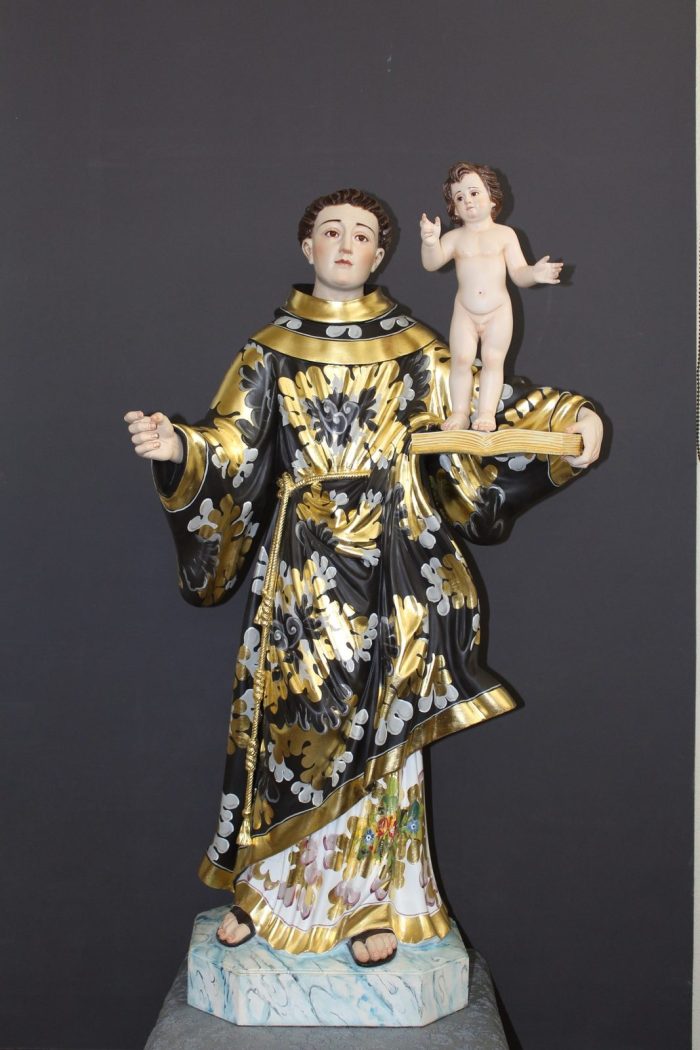 彩绘木雕-圣伯多禄·特莱斯（St. Peter Teles）-多尺寸 - 图片 3