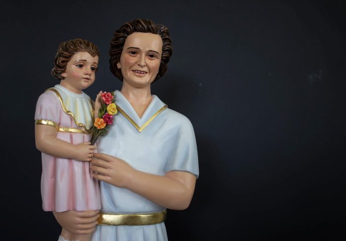 彩绘木雕-圣吉安娜·贝雷塔·莫拉（Saint Gianna Beretta Molla）-多尺寸 - 图片 2