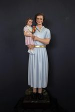 彩绘木雕-圣吉安娜·贝雷塔·莫拉（Saint Gianna Beretta Molla）-多尺寸 - 图片 3