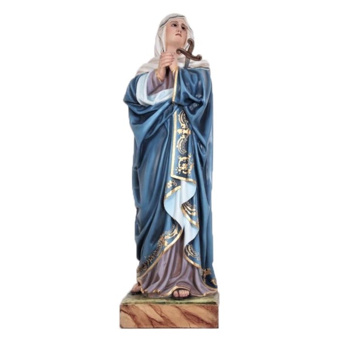 彩绘木雕-痛苦圣母-加尔瓦略山款（Our Lady of Sorrows “Calvary”）-多尺寸