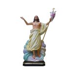彩绘木雕-复活基督（Resurrected Christ）-多尺寸