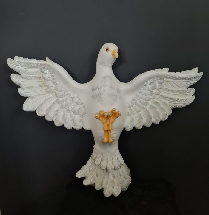 彩绘木雕-圣神鸽（Dove of the Holy Spirit）-多尺寸 - 图片 2