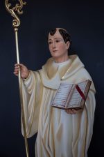 彩绘木雕-圣伯尔纳铎（St. Bernard）-多尺寸 - 图片 2