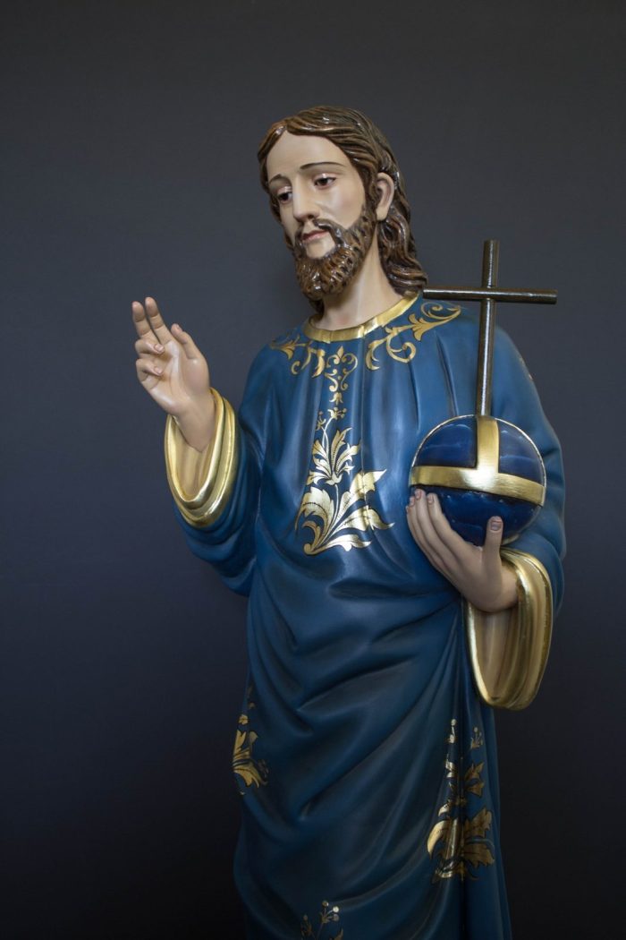 彩绘木雕-世界救世主基督（Christ the Savior of the World）-多尺寸 - 图片 2