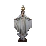 彩绘木雕-圣母圣心（Sacred Heart of Mary）-多尺寸