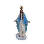 彩绘木雕-圣母玛利亚（Virgin Mary）-多尺寸