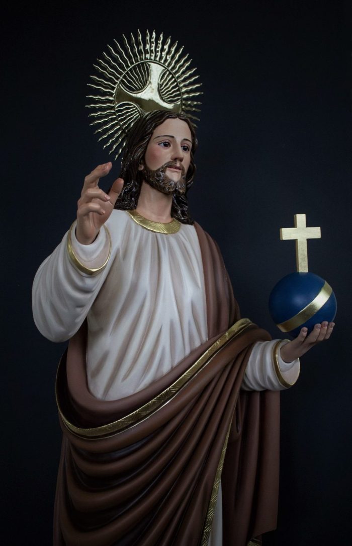 彩绘木雕-救世主基督（Christ the Savior）-多尺寸 - 图片 2