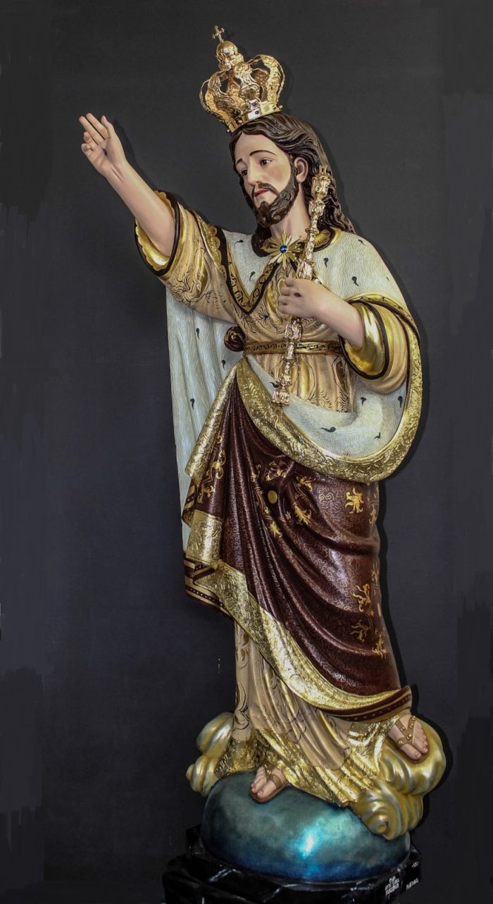 彩绘木雕-救世主基督（Christ the Savior）-多尺寸 - 图片 3