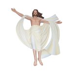 彩绘木雕-复活基督（Resurrected Christ）-多尺寸