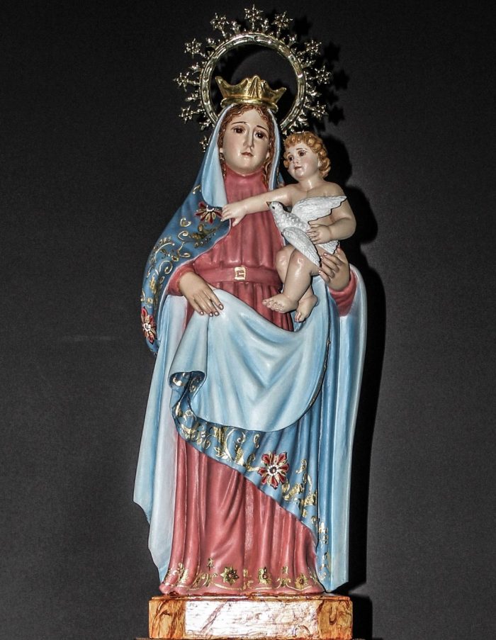 彩绘木雕-圣母·皮拉尔（Our Lady of Pilar）-多尺寸 - 图片 2